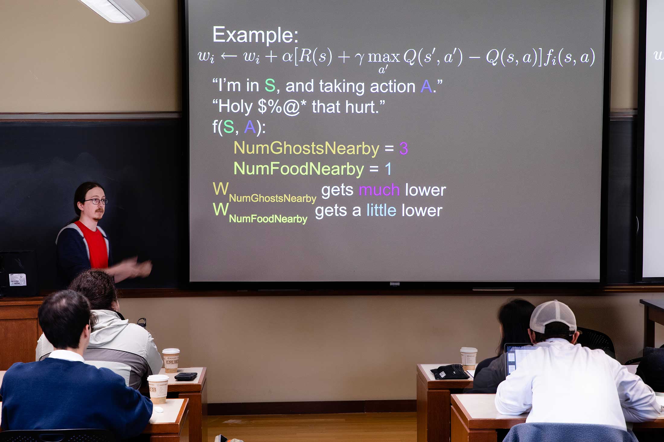 Scott Alfeld Assistant Professor of Computer Science, offered a class in Artificial Intelligence