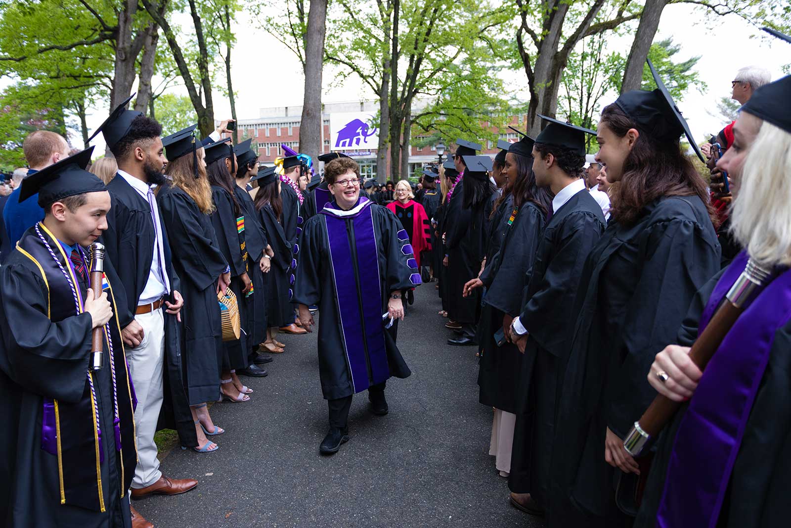 President Biddy Martin at Commencement 2018