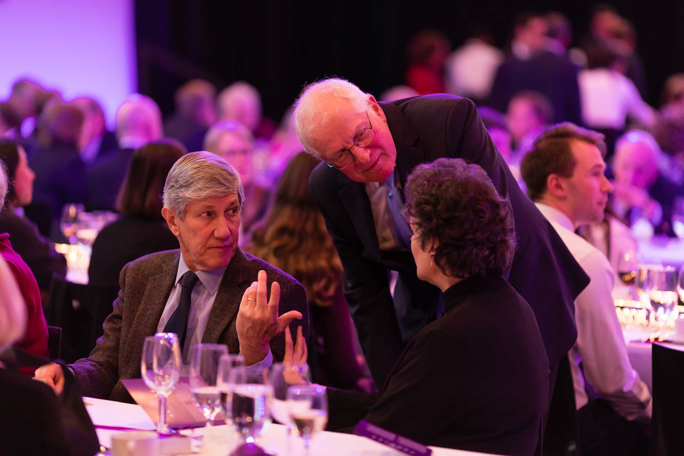 Bill Taubman, Bertrand Snell Professor of Political Science, Emeritus, at the campaign launch dinner