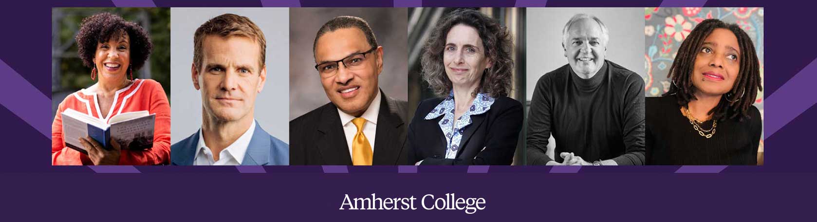 Portraits of honorary degree recipients at Amherst College 2023.
