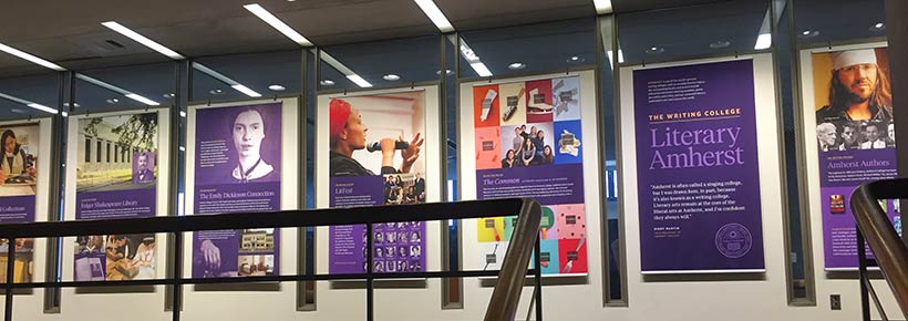 Exhibit in Frost Library