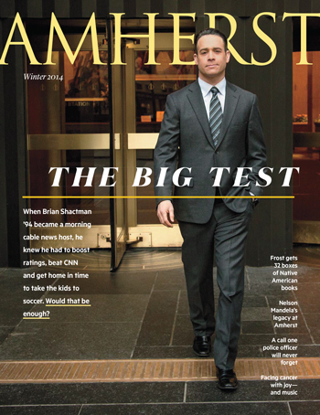 Cover of Winter 2014 Amherst magazine