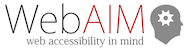 WebAIM Logo