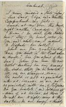 Kate (Turner) Anthon's transcription of Dickinson's circa March 1859 letter (Johnson 203), page 1