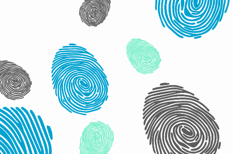 Colorful fingerprints