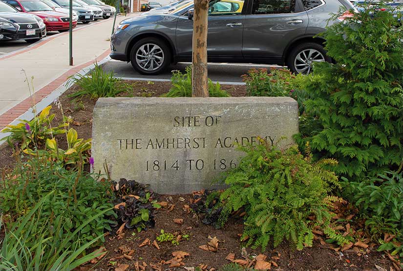 Amherst Academey monument