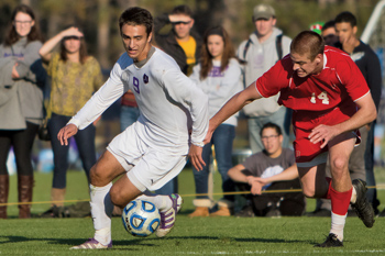 Spencer Noon '13 in a soccer game