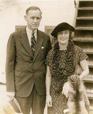 Hopkins and his second wife, Barbara