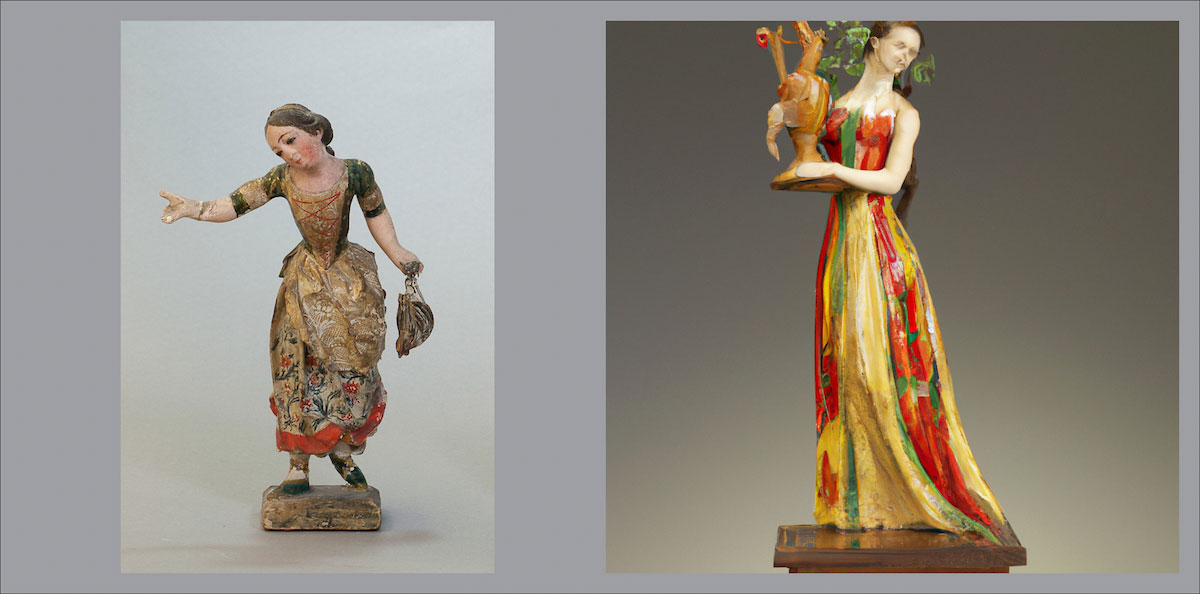 Figurine of a Woman with Chicken