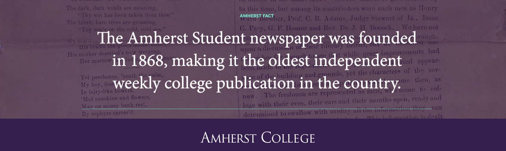 The Amherst Student Fact