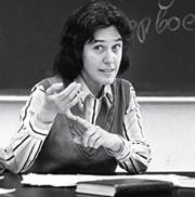 Jane Taubman in classroom, in 1973