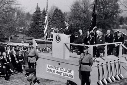 John F. Kennedy at Amherst College