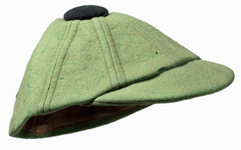 green beanie cap