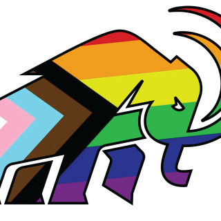 Inclusive mammoth logo