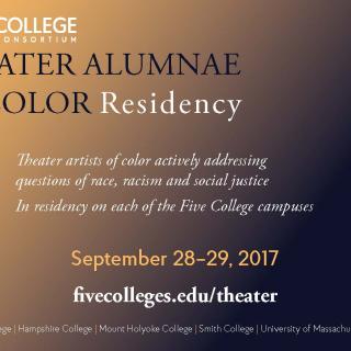 Theater Alumnae Of Color Residency Postcard