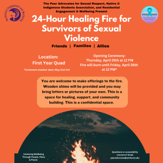 Poster for 8th Annual 24-Hour Healing Fire