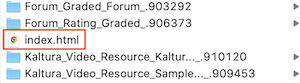 Screenshot of index.html file in Mac Finder window