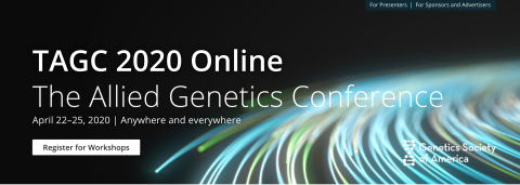 Genetics Society of America webstie homepage image