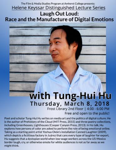 Image of flyer for Tung-Hui Hu's lecture