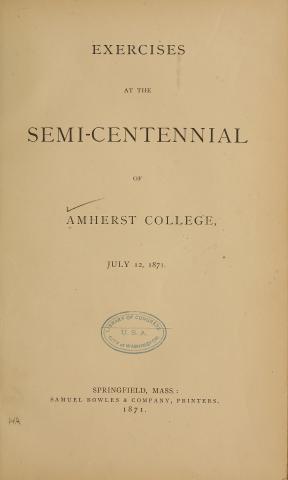 Semi-Centennial Exercises