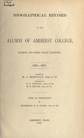 Biographical Record 1883