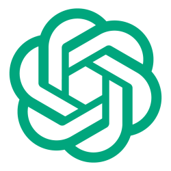 OpenAI logo in green