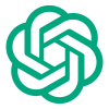 OpenAI logo in green