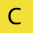 yellow square with letter C